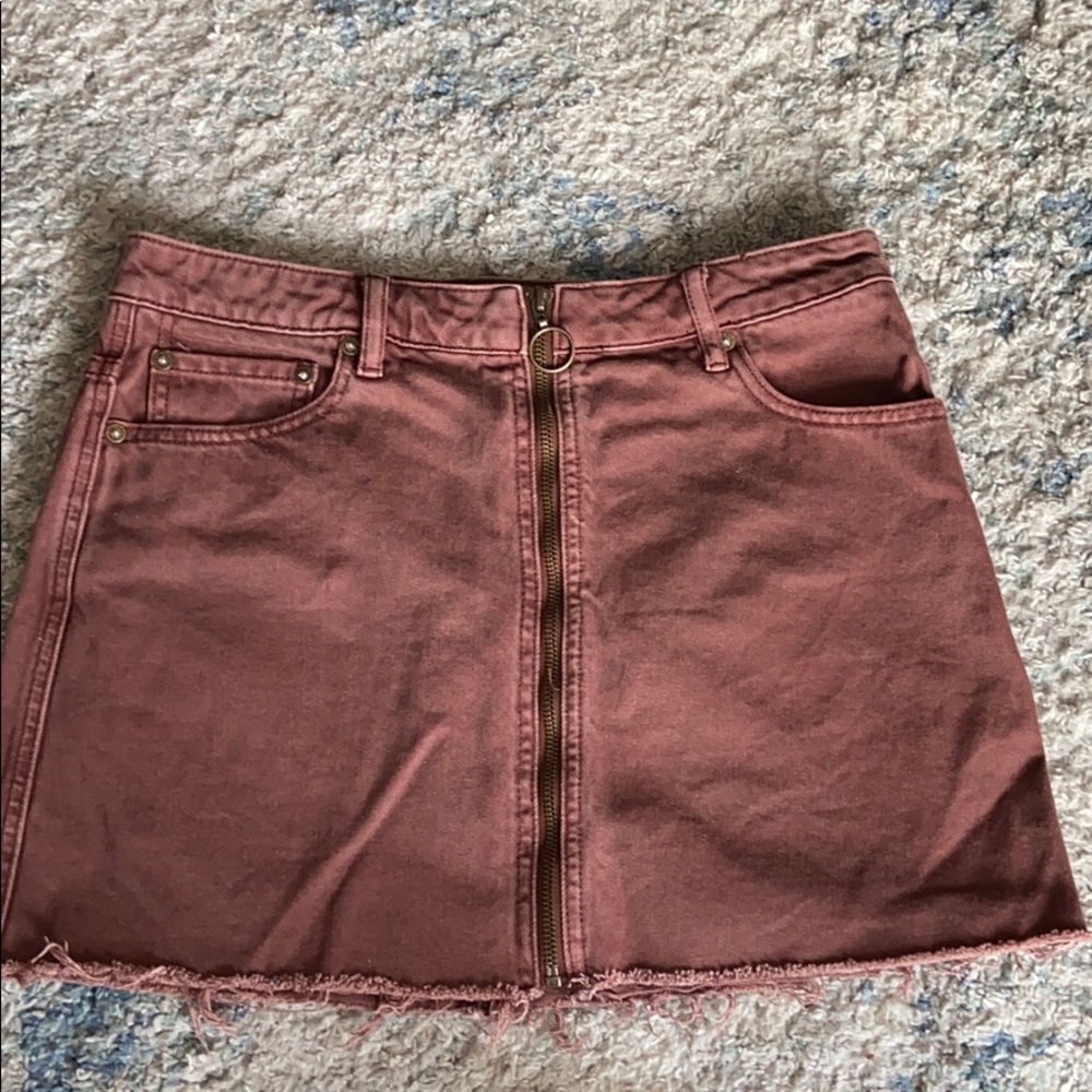 Rusty Red mini skirt from urban